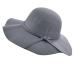 2018 simple Vintage Retro Kids Child Girl Hats Fedora wool Felt Crushable Wide Brim Cloche Floppy Sun Parent-child Beach Cap