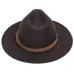Autumn winter wool men's fedoras women's felt hat Ladies sombrero jazz Male bowler hat outdoor vintage top hats Black large size