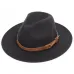 Autumn winter wool men's fedoras women's felt hat Ladies sombrero jazz Male bowler hat outdoor vintage top hats Black large size