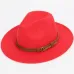 Autumn winter wool men's fedoras women's felt hat Ladies sombrero jazz Male bowler hat outdoor vintage top hats Black large size