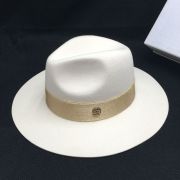 Autumn wool White male temperament dame cap hat felt hat joker panama restoring ancient ways