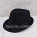 Black Fedora Hats For Men Chapeu Masculino Panama White Trilby Jazz Caps Gangster Hats Free Shipping MEDB003