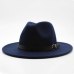 Brand oZyc Winter Autumn Imitation Woolen Women Men Ladies Fedoras Top Jazz Hat European American Round Caps Bowler Hats