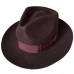 Classic Men's Wool Felt Godfather Fedora Hat - Gangster Mobster Michael Jackson Gentleman Hat  -MANY COLORS