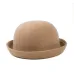 DINGDNSHOW 2019 Fashion Winter Hat Fedora Vintage Lady Cute Children Trendy Wool Felt Bowler Derby Floppy Hats For Girl and Boy
