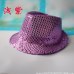 Fashion Adult/Child Unisex Brilliant Glitter Sequins Hat Dance Show Party Jazz Hat Cap Show Stage props Beading Caps Fedoras