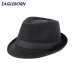 Free Shipping Wide Brim men Fedora Hats Jazz Caps flat top hat gorras casquette Brief Style hat chapeu