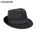 Free Shipping Wide Brim men Fedora Hats Jazz Caps flat top hat gorras casquette Brief Style hat chapeu