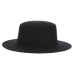 GEMVIE Classic Solid Color Felt Fedoras Hat for Men Women Wool Blend Jazz Cap Wide Brim Simple Church Derby Flat Top Hat