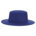 GEMVIE Classic Solid Color Felt Fedoras Hat for Men Women Wool Blend Jazz Cap Wide Brim Simple Church Derby Flat Top Hat