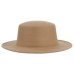 GEMVIE Classic Solid Color Felt Fedoras Hat for Men Women Wool Blend Jazz Cap Wide Brim Simple Church Derby Flat Top Hat