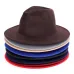 Men's hats solid color fashion big hats along the classic hat large size 60CM men and women universal adjustable fedora man jazz