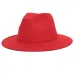 Men's hats solid color fashion big hats along the classic hat large size 60CM men and women universal adjustable fedora man jazz