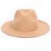 Men's hats solid color fashion big hats along the classic hat large size 60CM men and women universal adjustable fedora man jazz