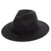 Men's hats solid color fashion big hats along the classic hat large size 60CM men and women universal adjustable fedora man jazz