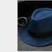 New Classic Mens Women Straw Fedora Hat Wide Brim Panama Hat Summer Hat Mens or Ladies Crushable Fedora Hat