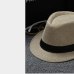 New Classic Mens Women Straw Fedora Hat Wide Brim Panama Hat Summer Hat Mens or Ladies Crushable Fedora Hat