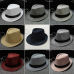 New Classic Mens Women Straw Fedora Hat Wide Brim Panama Hat Summer Hat Mens or Ladies Crushable Fedora Hat