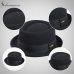 Sedancasesa 2019 Hat Fashion 100% Australia Wool Men's Fedora Hat with Pork Pie Hat for Classic Church Wool Felt Hat FM017028