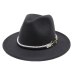 Seioum Spring Wide Brim Fedora Men Women Vintage Jazz Hats Fashion Stars Wool felt hat Unisex red Felt Bowler Trilby