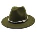 Seioum Spring Wide Brim Fedora Men Women Vintage Jazz Hats Fashion Stars Wool felt hat Unisex red Felt Bowler Trilby