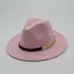 Special Felt Hat Men Fedora Hats with Belt Women Vintage Trilby Caps Wool Fedora Warm Jazz Hat Chapeau Femme feutre Panaman hat