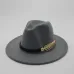Special Felt Hat Men Fedora Hats with Belt Women Vintage Trilby Caps Wool Fedora Warm Jazz Hat Chapeau Femme feutre Panaman hat