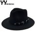 Special Felt Hat Men Fedora Hats with Belt Women Vintage Trilby Caps Wool Fedora Warm Jazz Hat Chapeau Femme feutre YY17094