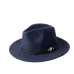 VTG Brand Wool Men's Black Dad Fedora Hat For Gentleman Woolen Wide Brim Jazz Church Cap Vintage Panama Sun Top Hat 20