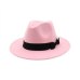 Wide Brim Autumn Female Fashion Top hat Jazz Cap Winter Fedora Hat artificial wool felt Caps 2018 New Arrival Black Hats For Wom