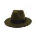 Wide Brim Autumn Female Fashion Top hat Jazz Cap Winter Fedora Hat artificial wool felt Caps 2018 New Arrival Black Hats For Wom