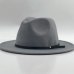 Women Men Wool Vintage Gangster Trilby Felt Fedora Hat With Wide Brim Gentleman Elegant Lady Winter Autumn Jazz Caps