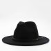 Wool Fedora Hat Hawkins Felt Cap Wide Brim Ladies Trilby Chapeu Feminino Hat Women Men Jazz Church Godfather Sombrero Caps