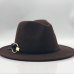 Wool Fedora Hat Hawkins Felt Cap Wide Brim Ladies Trilby Chapeu Feminino Hat Women Men Jazz Church Godfather Sombrero Caps