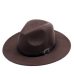 chapeu feutre Design Women's Chapeu Feminino Fedora Hat For Laday Wide Brim Sombreros Jazz Church Cap Panama Fedora top hat