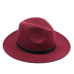 chapeu feutre Design Women's Chapeu Feminino Fedora Hat For Laday Wide Brim Sombreros Jazz Church Cap Panama Fedora top hat