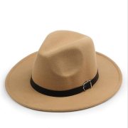 chapeu feutre Design Women's Chapeu Feminino Fedora Hat For Laday Wide Brim Sombreros Jazz Church Cap Panama Fedora top hat