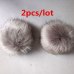 12cm Anti compress Artificial Polyester Fur Pom pom For Knitted Beanies Skullies Faux Fur Ball For Bags Key Chain Accessories