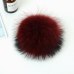 15cm DIY Genuine Real Raccoon Fur Pompom Fur Pom Poms for Women Kids Beanie Hats Caps Big Size Natural Ball For Shoes Caps Bags