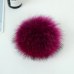 15cm DIY Genuine Real Raccoon Fur Pompom Fur Pom Poms for Women Kids Beanie Hats Caps Big Size Natural Ball For Shoes Caps Bags