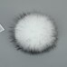 15cm DIY Genuine Real Raccoon Fur Pompom Fur Pom Poms for Women Kids Beanie Hats Caps Big Size Natural Ball For Shoes Caps Bags