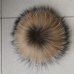 15cm DIY Genuine Real Raccoon Fur Pompom Fur Pom Poms for Women Kids Beanie Hats Caps Big Size Natural Ball For Shoes Caps Bags