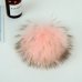 15cm DIY Genuine Real Raccoon Fur Pompom Fur Pom Poms for Women Kids Beanie Hats Caps Big Size Natural Ball For Shoes Caps Bags