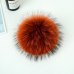 15cm DIY Genuine Real Raccoon Fur Pompom Fur Pom Poms for Women Kids Beanie Hats Caps Big Size Natural Ball For Shoes Caps Bags