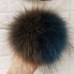 15cm DIY Genuine Real Raccoon Fur Pompom Fur Pom Poms for Women Kids Beanie Hats Caps Big Size Natural Ball For Shoes Caps Bags