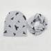 1Set Winter Spring Kids Hat Set Camo Star Printed Boys Girls Neck Scarf Cap Cotton Warm Children Beanie Neckerchief