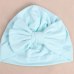 2019 Cotton Newborn Baby Top Knot Beanies Hats Boys Girls Bow Candy Color Baby Turban Cap Warm Ear Skullies Bonnet Hat