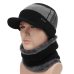 2019 Winter Hats For Men Skullies Beanie Hat Winter Cap Men Women Wool Scarf Caps Set Balaclava Mask Gorras Bonnet Knitted Hat