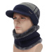 2019 Winter Hats For Men Skullies Beanie Hat Winter Cap Men Women Wool Scarf Caps Set Balaclava Mask Gorras Bonnet Knitted Hat