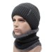 AETRUE Winter Beanies Men Scarf Knitted Hat Caps Mask Gorras Bonnet Warm Baggy Winter Hats For Men Women Skullies Beanies Hats